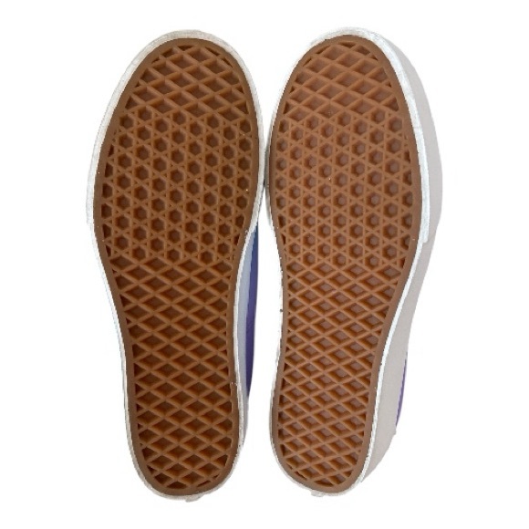 VANS Old Skool Custom Painted Ombré Gradient Blue Purple Drip Lace Up Sneakers - Picture 7 of 8